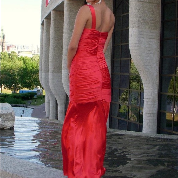 Satin Mermaid Dress - Picture 3 of 4